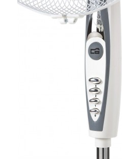 Ventilador Pie Orbegozo SF0147, 40cm, 50w, blanco