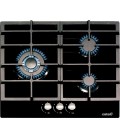 Encimera Cata LCIB6021BK, Cristal, 3f, Negra, Hier