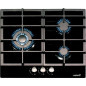 Encimera Cata LCIB6021BK, Cristal, 3f, Negra, Hier