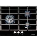 Encimera Cata LCI6021BK, Cristal, 3f, Negra, Hierr