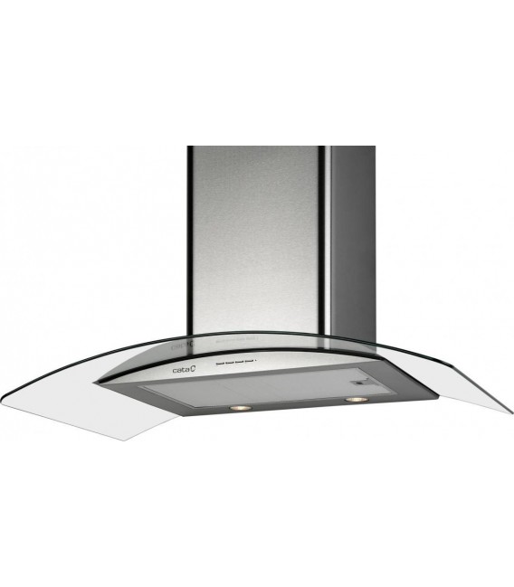 Campana Decorativa Cata GAMMA700, C, Inox-Cristal,