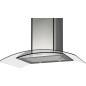 Campana Decorativa Cata GAMMA700, C, Inox-Cristal,