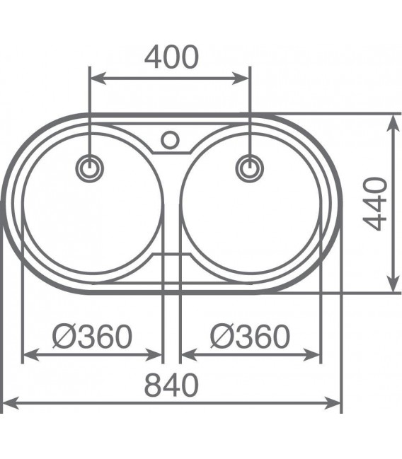 Fregadero Teka DR80 2C