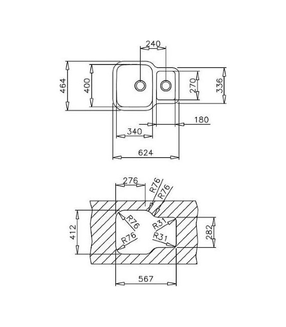 Fregadero Teka BE 1½C625 REV