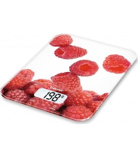 Balanza Beurer KS19BERRY, electr cocina cristal 5K