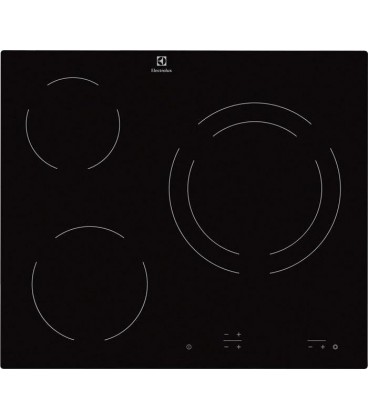 Vitrocerámica Electrolux EHF6231IOK, 3 zonas, z 27