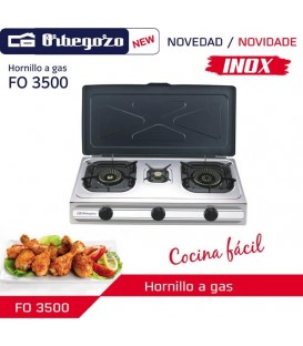 Hornillo Orbegozo FO3500, butano, 3fuegos