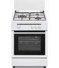 Cocina Vitrokitchen CB5530BB, blanco, 3 fuegos, Ga