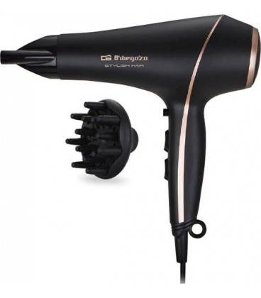 Secador Orbegozo SE2065, 2000w, 3 Niveles, Negro Secador Orbegozo SE2065, 2000w, 3 Niveles, Negro