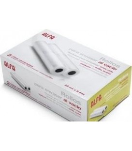 2 Rollo 6m Envasado Alfa OMP2514900, 22cm x 6m