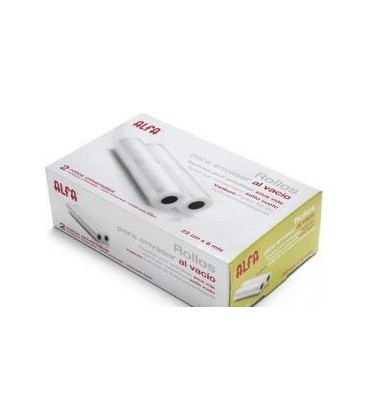 2 Rollo 6m Envasado Alfa OMP2514900, 22cm x 6m