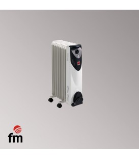 Radiador Aceite FM BR15, 1500w, 7 Elementos, Al