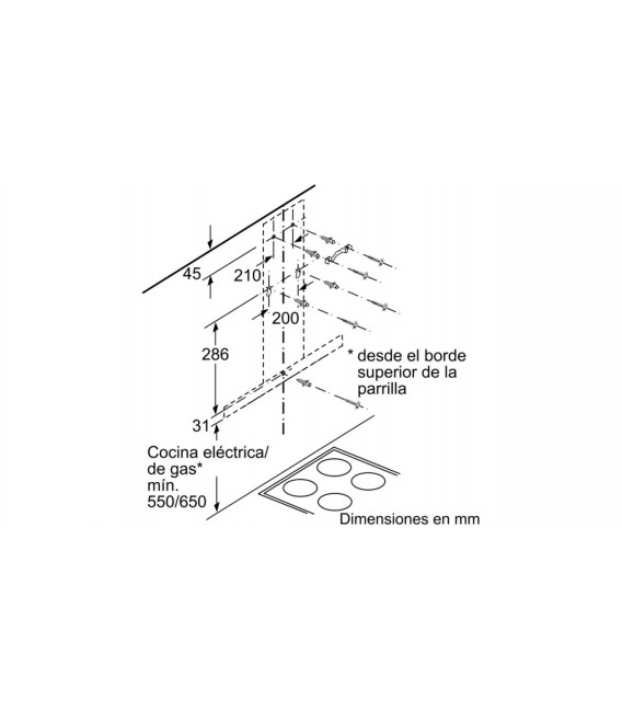 Campana Balay 3BC097EX, 90cm, 720m3/h, Acero