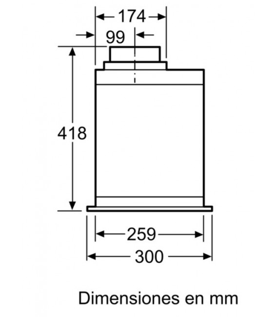 Grupo filtrante Balay 3BF267EX, 52cm, 690m3/h