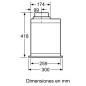 Grupo filtrante Balay 3BF267EX, 52cm, 690m3/h