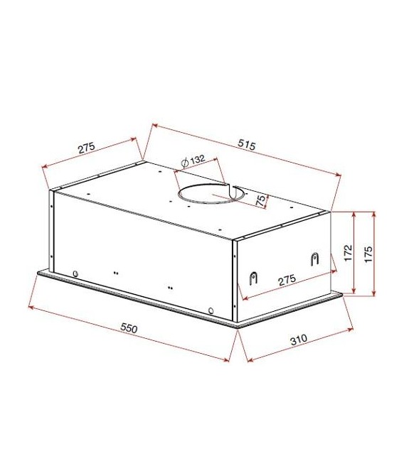 Grupo filtrante Teka GFG2B, 55cm, 341m3/h, blanco