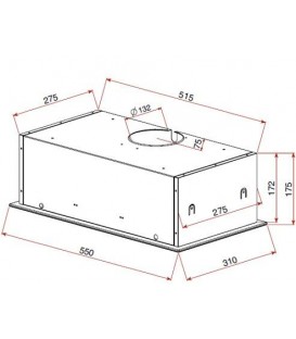 Grupo filtrante Teka GFG2B, 55cm, 341m3/h, blanco