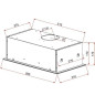 Grupo filtrante Teka GFG2B, 55cm, 341m3/h, blanco Grupo filtrante Teka GFG2B, 55cm, 341m3/h, blanco