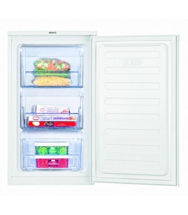 Congelador V. Beko FS166020, 82x48cm, F, Blanco