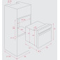Horno Teka HSC635, Multifunción, inox, compacto