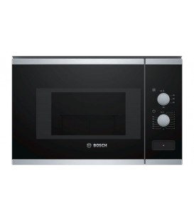 Microondas Bosch BFL520MS0, 20l, negro/inox, integ