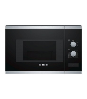 Microondas Bosch BFL520MS0, 20l, negro/inox, integ