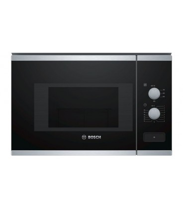 Microondas Bosch BFL520MS0, 20L, negro-inox, Integ Microondas Bosch BFL520MS0, 20L, negro-inox, Integ