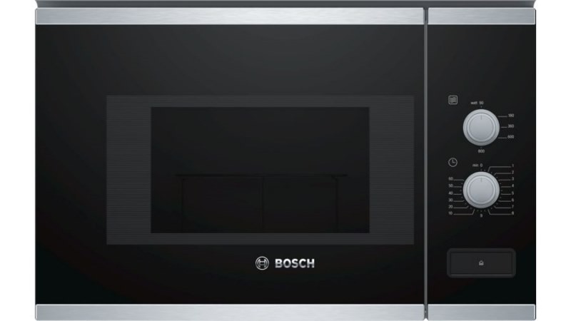 Microondas Bosch BFL520MS0, 20l, negro/inox, integ - JUAN LUCAS