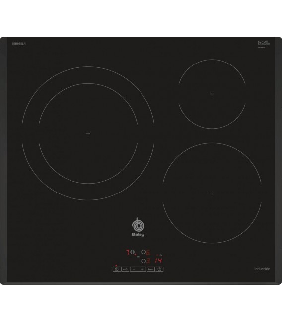 Induccion Balay 3EB965LR, 3 zonas, biselada