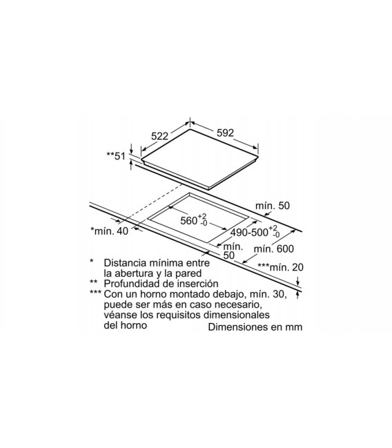 Induccion Balay 3EB965LR, 3 zonas, biselada