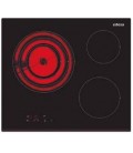 Vitroceramica Edesa EVT6328B, 3 zonas, bisel front
