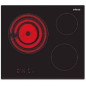 Vitroceramica Edesa EVT6328B, 3 zonas, bisel front Vitroceramica Edesa EVT6328B, 3 zonas, bisel front