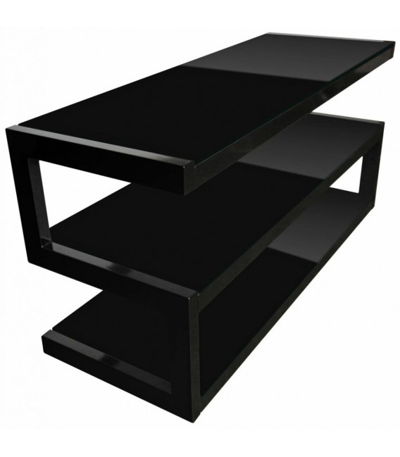 Mesa Norstone ESSEBLACK, cristal negro