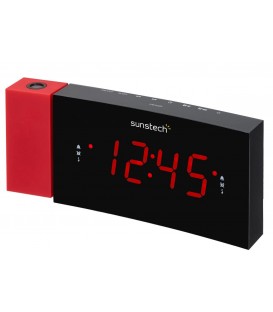 RADIO RELOJ DESPERTADOR SUNSTECH FRDP3RD DE BOLSIL