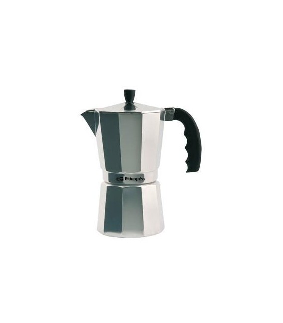 Cafetera Orbegozo KF300, 3 tz, aluminio