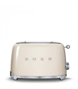 Tostador Smeg TSF01CREU, 50 style 2 rebanadas crem