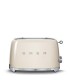 Tostador Smeg TSF01CREU, 50 style 2 rebanadas crem