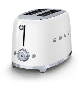 Tostador Smeg TSF01WHEU, 50 style 2 rebanadas blan