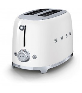 Tostador Smeg TSF01WHEU, 50 style 2 rebanadas blan