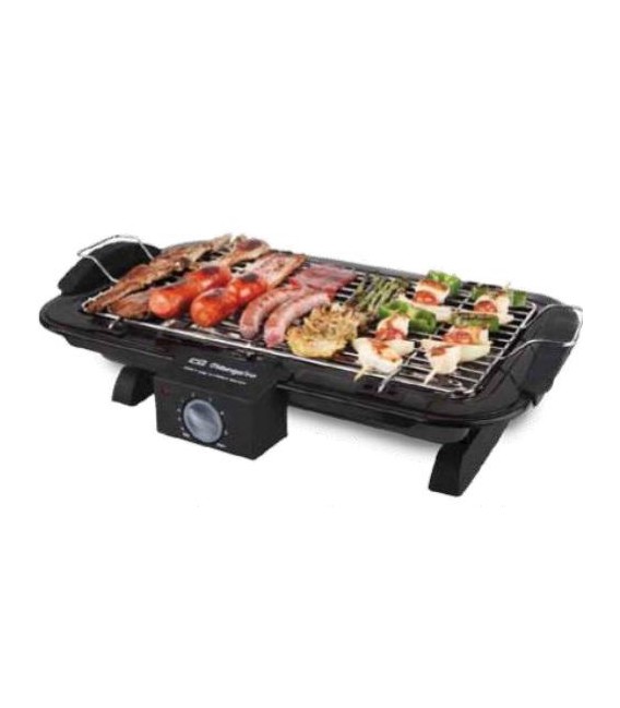 Barbacoa Orbegozo BCT3850, 2200w, 39x21.5cm, negra