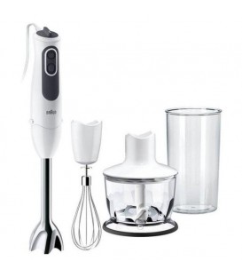 Batidora Brazo Braun MQ3135WH, 750W, Accs, 11v
