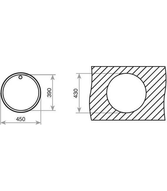 Fregadero Teka ERC, 1C, Mueble 45cm