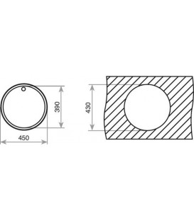 Fregadero Teka ERC, 1C, Mueble 45cm