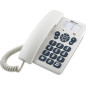 Telefono Fijo SPC 3602B, Blanco, sobremesa Telefono Fijo SPC 3602B, Blanco, sobremesa