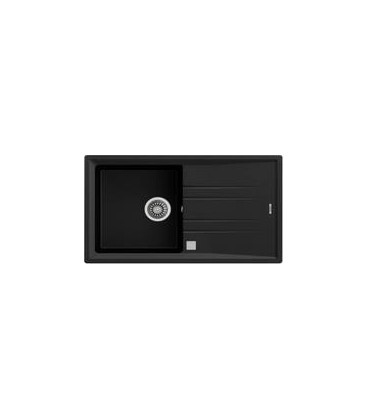 Fregadero Teka Stone 50 B-TG 1C 1E v.auto negro