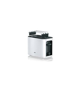 Tostador Braun HT3000WH, 2 Ranuras, blanco