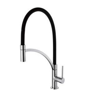 Grifo Monomando Nova FR25, ALCOR, flexible, negro