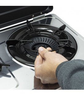 Cocina Vitrokitchen 360IB, 3 fuego, Triple inox, B