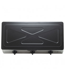 Cocina Vitrokitchen 360IB, 3 fuego, Triple inox, B
