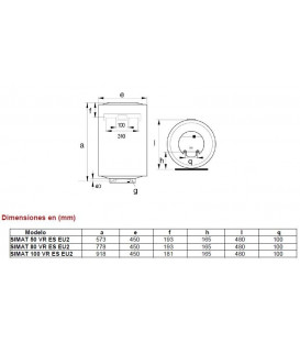 Termo Ariston 3201343, SIMAT 50L